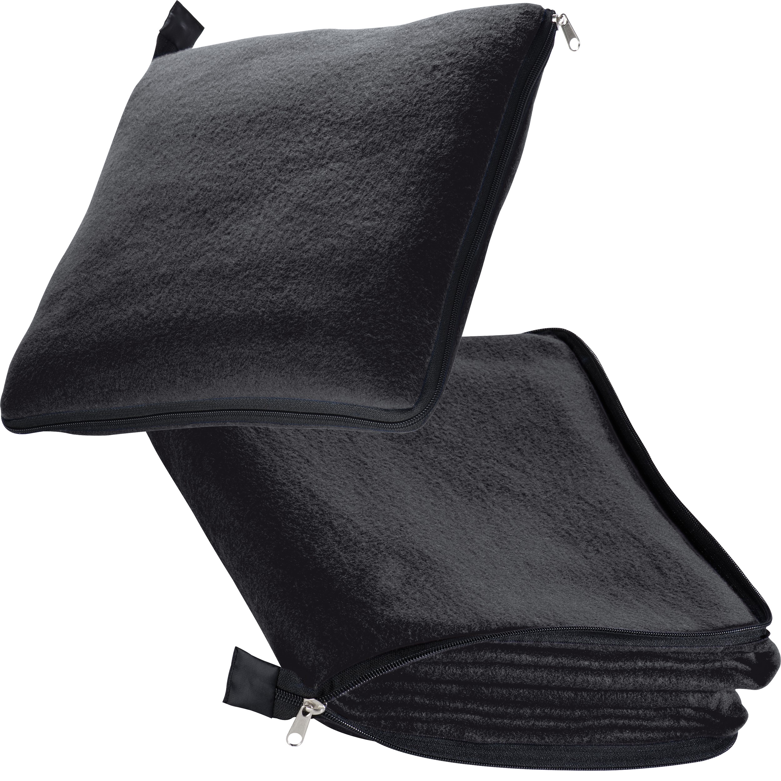 2in1 XL-Polyesterfleece-Decke/Kissen Radcliff