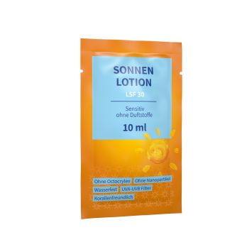 Sonnenmilch LSF 30 sensitiv (10 ml im Sachet) 
