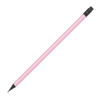 Bleistift mit Radiergummi in Metallic-Farben JAMES