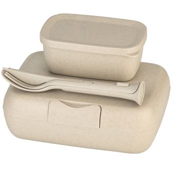 CANDY READY Lunchbox-Set mit Besteck-Set