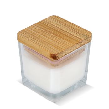 Chakra Kerze auf pflanzlicher Basis im Glasgefäß