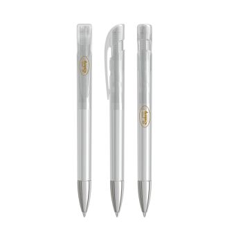 Druckkugelschreiber YES transparent SI