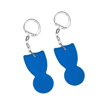 Einkaufswagenlöser mit Gliederkette und Ring