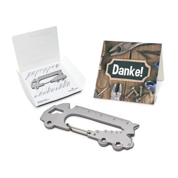 Geschenkartikel: ROMINOX® Key Tool im Motiv-Mäppchen Danke