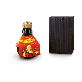 Geschenkartikel: Kleinste Sektflasche: Weihnachtsgruß