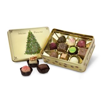 Geschenkartikel: Merry Praliné - Pralinendose mit 125 g 