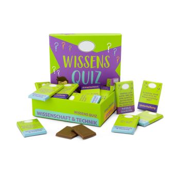 Geschenkartikel: Schokoladiges Wissensquiz