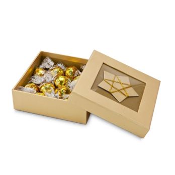Geschenkset: Goldene Schachtel