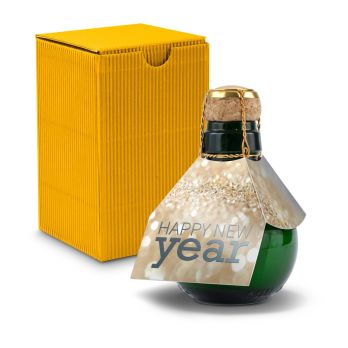 Kleinste Sektflasche der Welt! Happy New Year - Inklusive Geschenkkarton