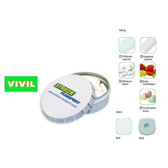 Klick-Dose-75, Kaugummi Dragees zuckerfrei Klick-Dose-75, Kaugummi Dragees zuckerfrei