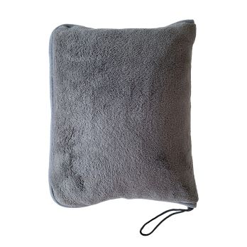 Microfleece Decken-Kissen-Set recyceld