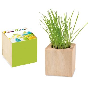 Pflanz-Holz - Standardmotiv - Ostern, 2 Seiten gelasert