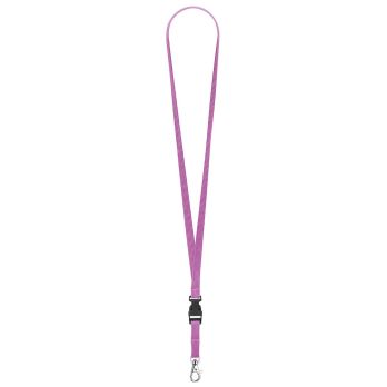 Schlüsselband/Lanyard "Schlauch" mit Schnappverschluss, Bandbreite 15 mm