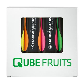 STABILO GREEN BOSS Leuchtmarkierer 4er-Set