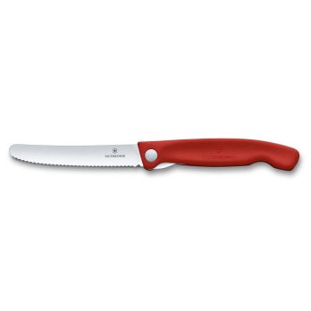 Swiss Classic Haushaltsmesser Picknickmesser mit Wellenschliff