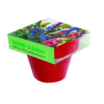 Tontopf Colour Bunte Blumenwelt