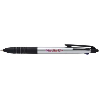 Trine 3-Farben RCS recycelter Kugelschreiber mit Stylus