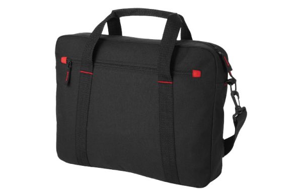 Vancouver 15,4" Laptop-Konferenztasche 6L - schwarz, rot 
