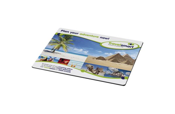 Brite-Mat® rechteckiges Mauspad - schwarz 