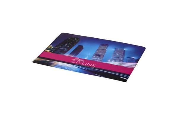 Brite-Mat® leichtes Mauspad - weiss 