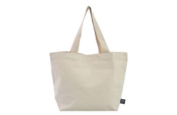 Fairtrade Baumwolltasche Hugo, nature
