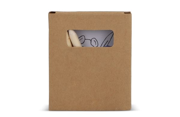 8-teiliges Malset in Kraftkarton, natur