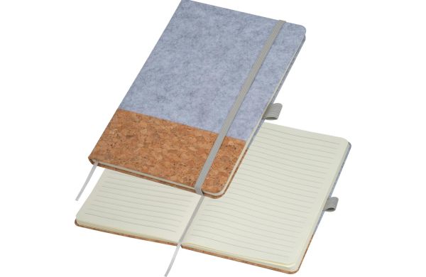 A5-Notizbuch-aus-Kork-und-Filz-silbergrau