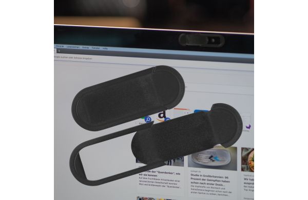 Abdeckung für die Webcam ComputerLaptop - schwarz