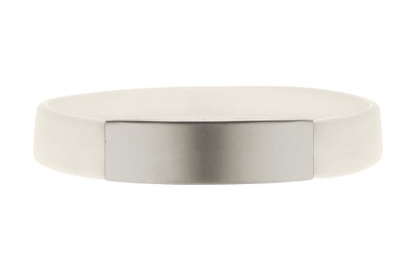 Armband Platty, weiß