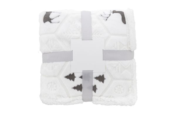 Arsunda Weihnachtsdecke, RPET, grau