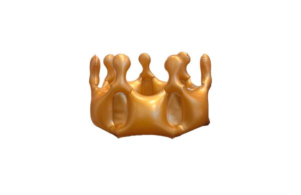 Aufblasbare Krone "King", gold