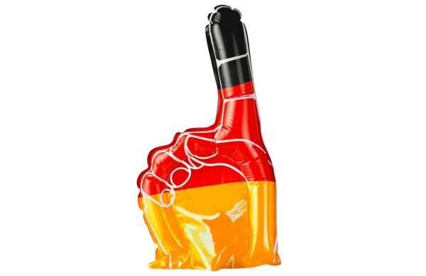 Aufblasbarer Zeigefinger "Deutschland", mehrfarbig