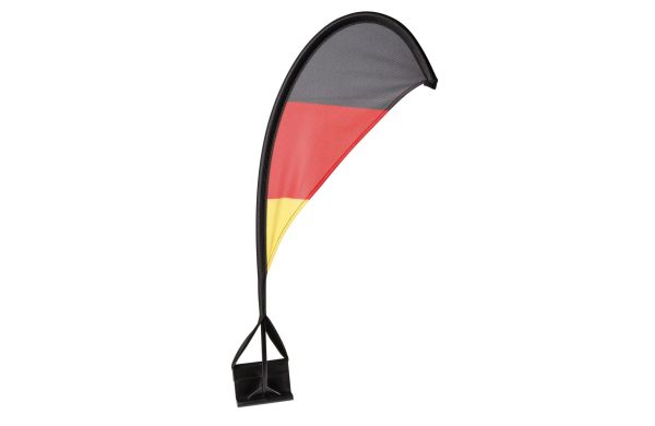 Autofahne "Windsegel" Deutschland, mehrfarbig
