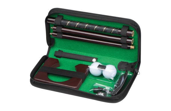 Büro Golfset mit Holzputter - schwarz