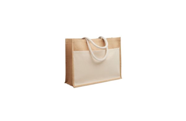 BAGA Einkaufstasche aus Jute, beige