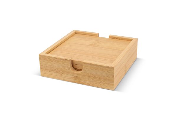 Bambus Untersetzer Set 4 Stück, natur