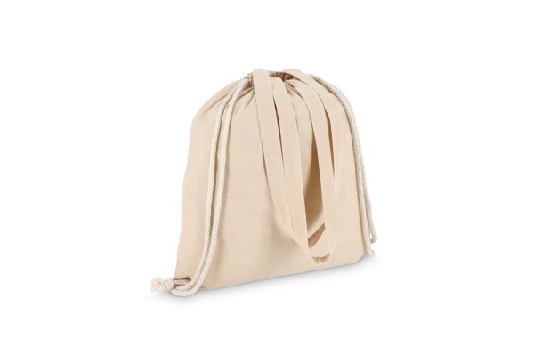 Baumwoll-Tragetasche mit Kordelzug OEKO-TEX® 38 x 42cm 140g/m²