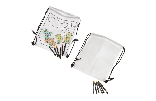 Beutel-Set zum Bemalen_ weiss