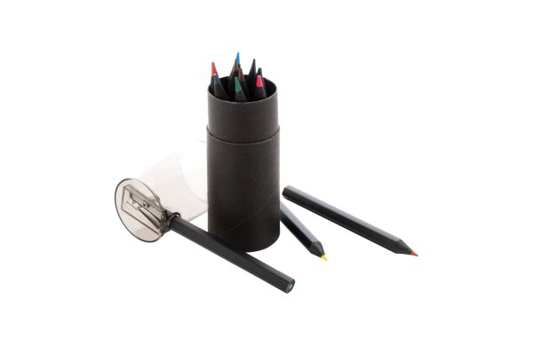 Buntstifteset Nellery 12, schwarz