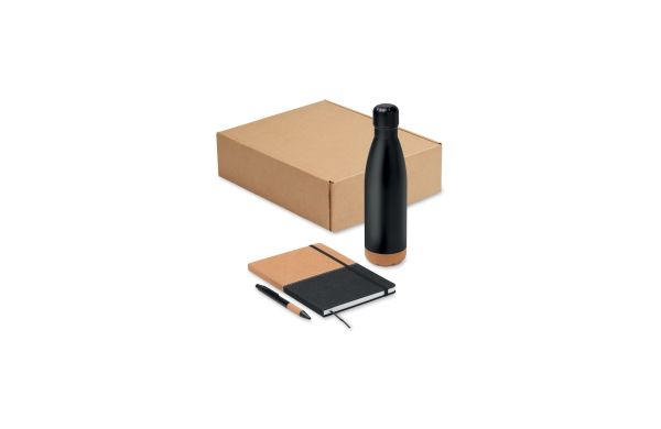 CADEAU Geschenk-Set 3-teilig, schwarz