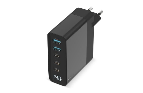 CH-1003 140W GaN Power Delivery Wall Charger, schwarz