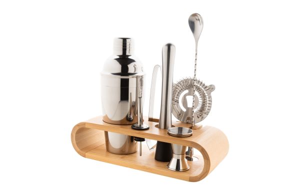 Cocktailset Paloma, silber/natur