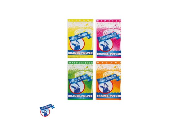 Werbe-Klappkarte Mit Ahoj Brause Pulver