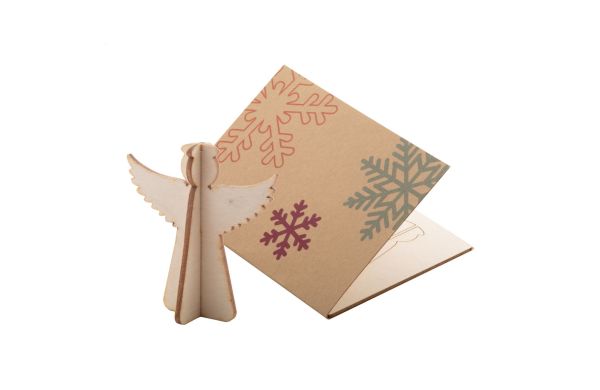 Creax Eco Weihnachtskarte, natur, Engel