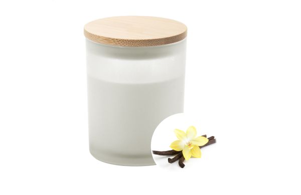 Daizu Kerze XL, vanille, weiss