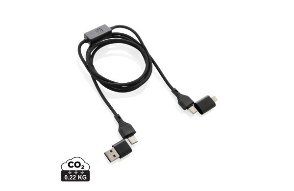 Datalock RCS recyceltes 60W Hacking-Schutzkabel, schwarz