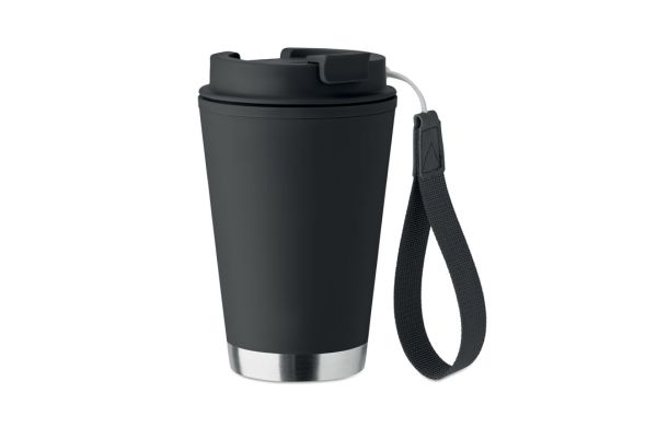TOPIZ Doppelwandiger Becher 300 ml, schwarz