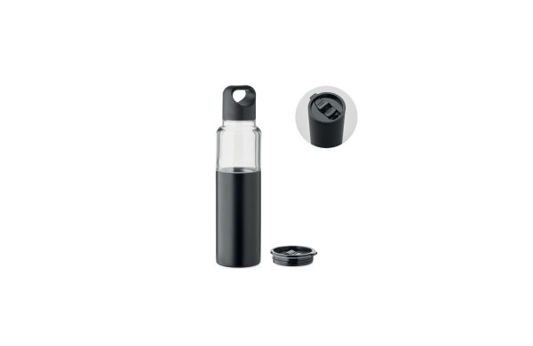 DUALUSE 2in1 Flasche 610ml, schwarz