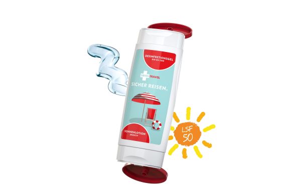 DuoPack Sonnenmilch LSF 50 (sens.) + Hände-Desinfektionsgel (2 x 50 ml)