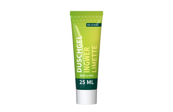 Duschgel Ingwer-Limette, 25 ml Tube